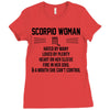 Scorpio Woman Ladies Fitted T-Shirt