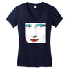 monalisa pop art Women's V-Neck T-Shirt