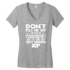 don't piss me off Women's V-Neck T-Shirt