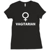 vagitarian sex hetero bucks night vegetarian male female costume Ladies Fitted T-Shirt