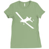 decal cal fire airplan Ladies Fitted T-Shirt