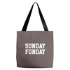 sunday funday party funny tee Tote Bags