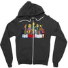 the big bang theory simpsons, ideal gift or birthday present funny Zipper Hoodie