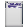 scotland born and raised retro white &amp; navy international country iPad Mini