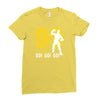 go! go! go! batle royal gaming Ladies Fitted T-Shirt