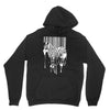 banksy street art zebra bar code Hoodie