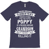 Super Cool Poppy Of A Freaking Awesome Grandson T-Shirt