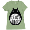totoro Ladies Fitted T-Shirt