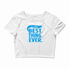 sarcasm is the best thing Crop Top