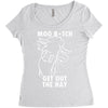 moo bitch Women's Triblend Scoop T-shirt