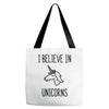 i believe in unicorns Tote Bags