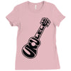 ukulele Ladies Fitted T-Shirt