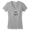pop's barber shop Women's V-Neck T-Shirt