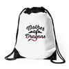 mother of dragons Drawstring Bags