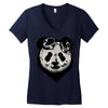 sunglasses panda Women's V-Neck T-Shirt
