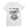 my puns are Ladies Fitted T-Shirt