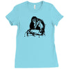 deep depression sad girl Ladies Fitted T-Shirt