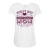 world's most awesome mom Maternity Scoop Neck T-shirt