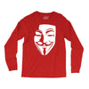 v per vendetta face film horror cinema&amp;tv Long Sleeve Shirts