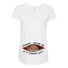 January Peeking Out Baby Boy Maternity Scoop Neck T-shirt