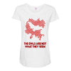 the owls Maternity Scoop Neck T-shirt
