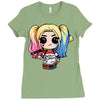 harley quinn Ladies Fitted T-Shirt