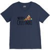 merry crustmas christmas pizza V-Neck Tee