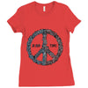 peace in our time vectorized Ladies Fitted T-Shirt
