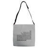 questionable table of elements Adjustable Strap Totes