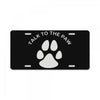 paw pun for pet lovers License Plate