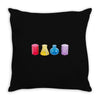 chemistry shot glasses Throw Pillow