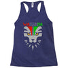 redesignsideas for the flag of wakanda Racerback Tank