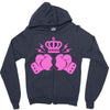 breast cancer fight Zipper Hoodie