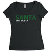 santa i'm a big fun Women's Triblend Scoop T-shirt
