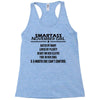 Smartass November Girl Racerback Tank