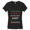 ugly christmas aunt Women's V-Neck T-Shirt