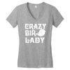 crazy bird lady Women's V-Neck T-Shirt