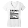 black king nutrition facts Women's V-Neck T-Shirt