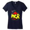 modena city ramblers v ragge folk combat Women's V-Neck T-Shirt