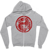 chinese new year dragon Zipper Hoodie