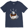 marshmallow man V-Neck Tee