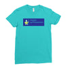 dayman ahhhhh Ladies Fitted T-Shirt