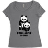 Still Alive Bitches Women's Triblend Scoop T-shirt