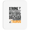 Strong Independent Motivated Taurus Mousepad