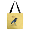 team damon salvatore Tote Bags