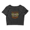 beards turn laziness into awesomeness Crop Top