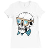 skull holiday Ladies Fitted T-Shirt