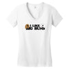 i like big buns bunny love Women's V-Neck T-Shirt