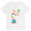 popeye spinach retro mens funny V-Neck Tee