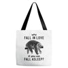 Why Fall In Love If You Can Fall Aslepp Tote Bags